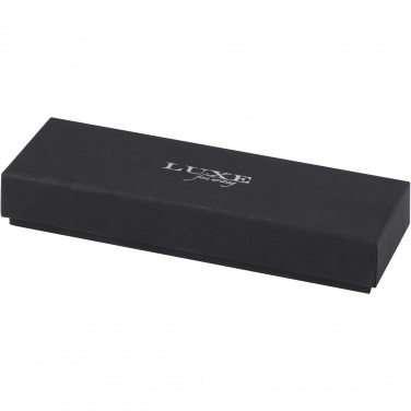 Logo trade corporate gifts picture of: Lucetto recycled aluminium ballpoint and rollerball pen gift set