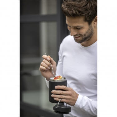 Logo trade promotional merchandise photo of: Doveron 500 ml recycled stainless steel insulated lunch pot