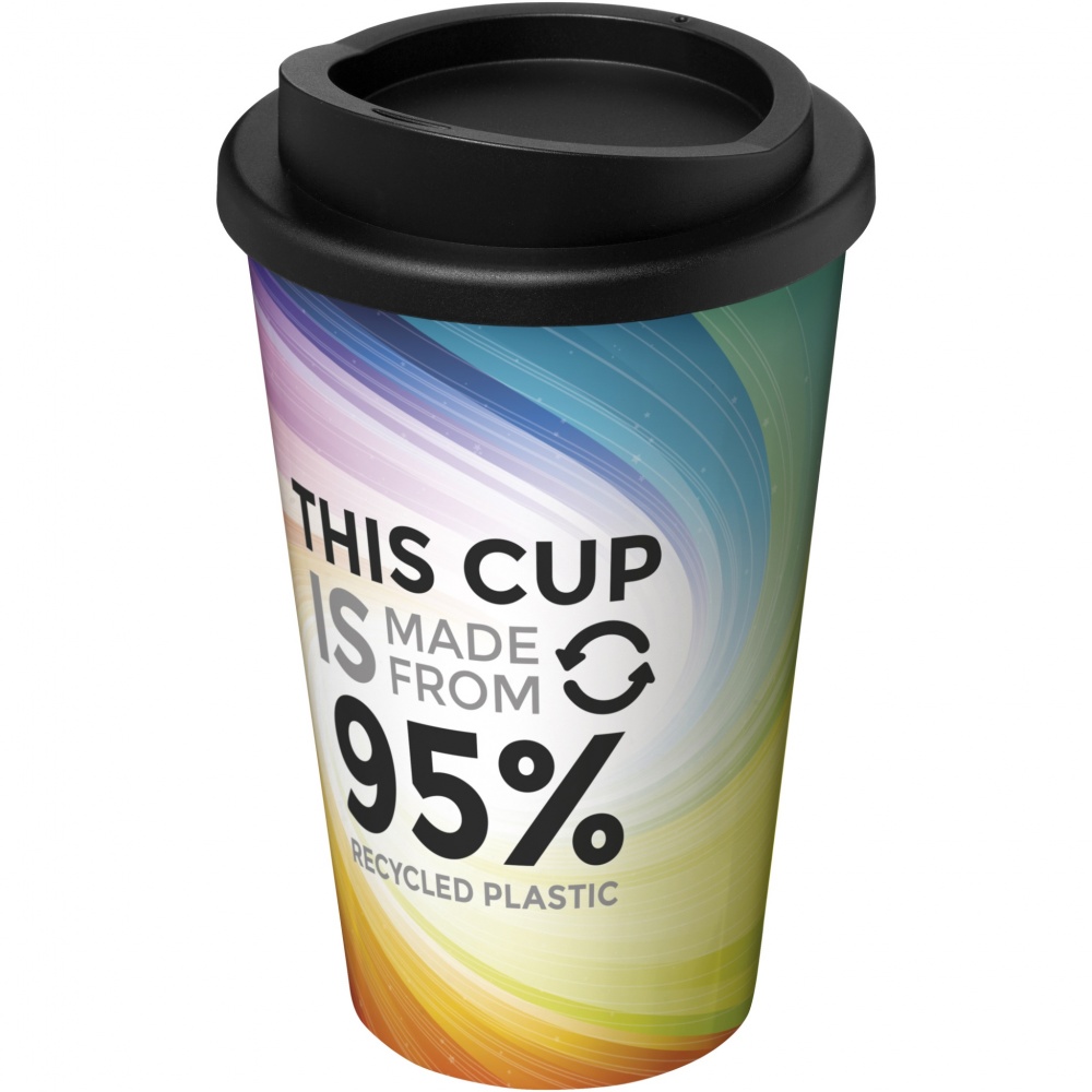 Logo trade promotional product photo of: Brite-Americano® Recycled 350 ml insulated tumbler