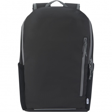 Logo trade advertising product photo of: Aqua 15" GRS recycled water resistant laptop backpack 21L