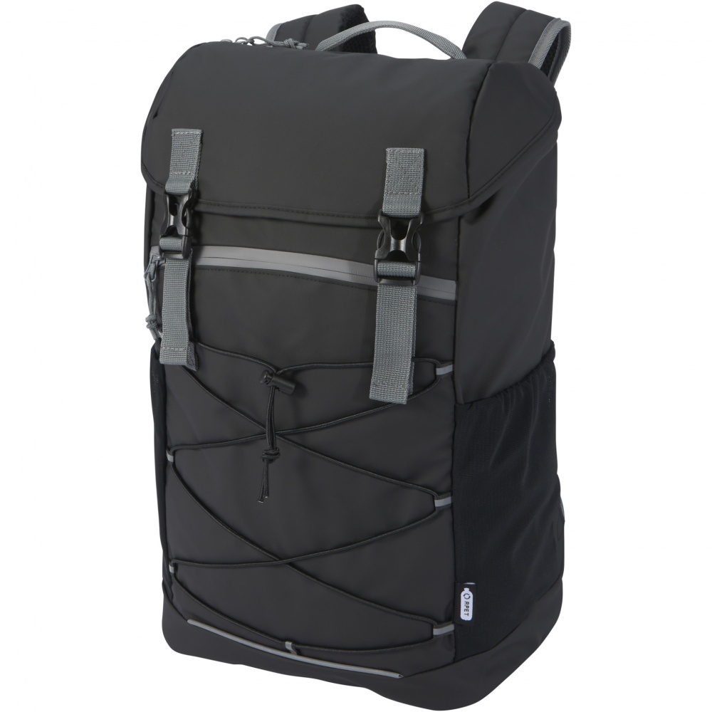 Logo trade promotional giveaways image of: Aqua 15.6" GRS recycled water resistant laptop backpack 23L