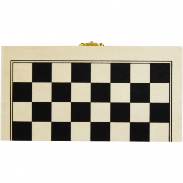 Logo trade promotional giveaway photo of: King wooden chess set