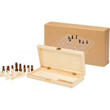 Logo trade promotional merchandise photo of: King wooden chess set