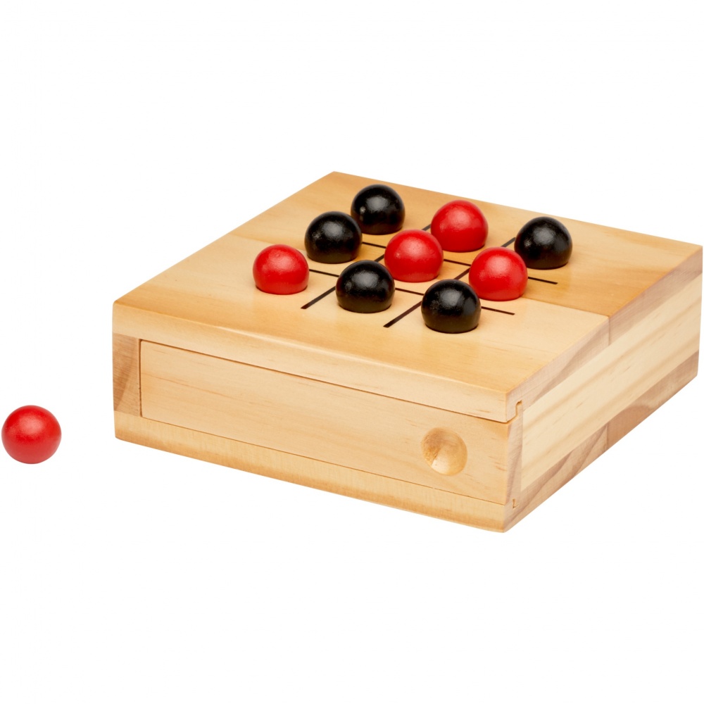 Logotrade promotional giveaway picture of: Strobus wooden tic-tac-toe game