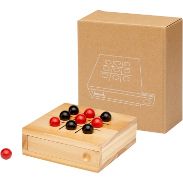 Logotrade promotional item picture of: Strobus wooden tic-tac-toe game