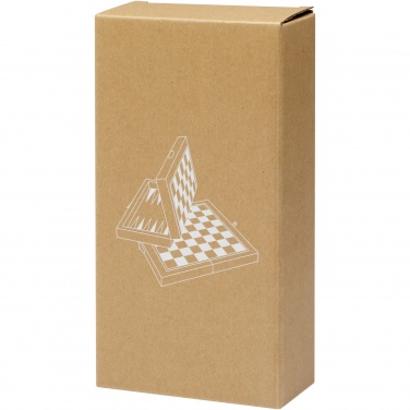 Logotrade promotional item picture of: Mugo 3-in-1 wooden game set