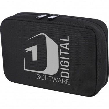 Logo trade promotional giveaways image of: Rise GRS recycled organiser pouch  