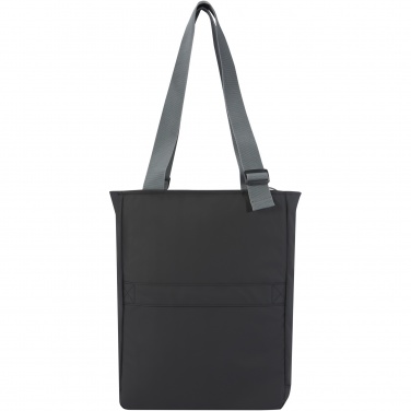 Logo trade promotional giveaways picture of: Aqua 14" GRS recycled water resistant laptop tote bag 14L