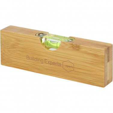 Logo trade advertising product photo of: Flush bamboo spirit level with bottle opener