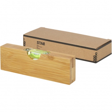 Logotrade promotional merchandise picture of: Flush bamboo spirit level with bottle opener