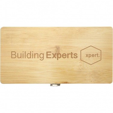 Logotrade corporate gift picture of: Rivet 19-piece bamboo/recycled plastic tool set