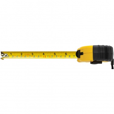 Logo trade business gifts image of: Rule 5-metre RCS recycled plastic measuring tape