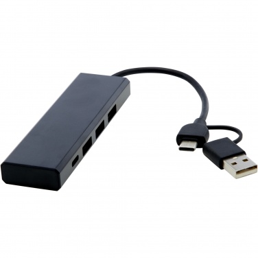 Logotrade promotional items photo of: Rise RCS recycled aluminium USB 2.0 hub