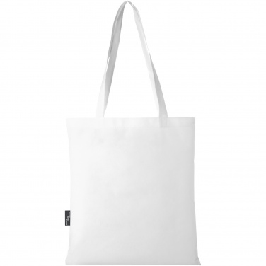 Logo trade promotional merchandise picture of: Zeus GRS recycled non-woven convention tote bag 6L