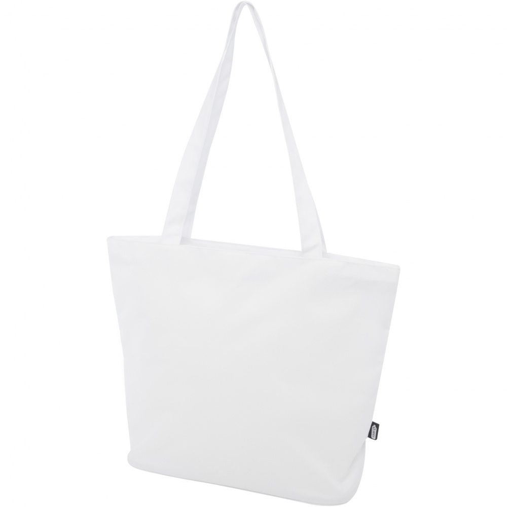 Logotrade promotional merchandise picture of: Panama GRS recycled zippered tote bag 20L