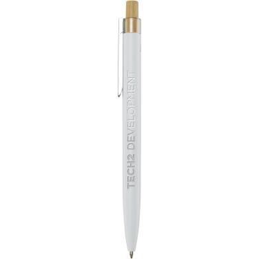 Logotrade promotional item image of: Nooshin recycled aluminium ballpoint pen (black ink)