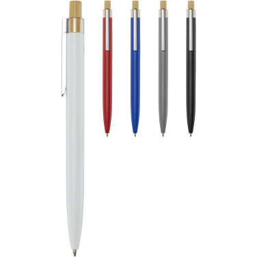 Logotrade promotional item picture of: Nooshin recycled aluminium ballpoint pen (black ink)