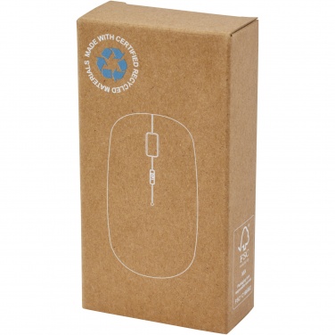 Logotrade promotional gift image of: Menlo RCS recycled plastic wireless mouse 