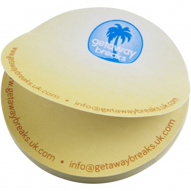Logo trade promotional products picture of: Sticky-Mate® circle-shaped recycled sticky notes