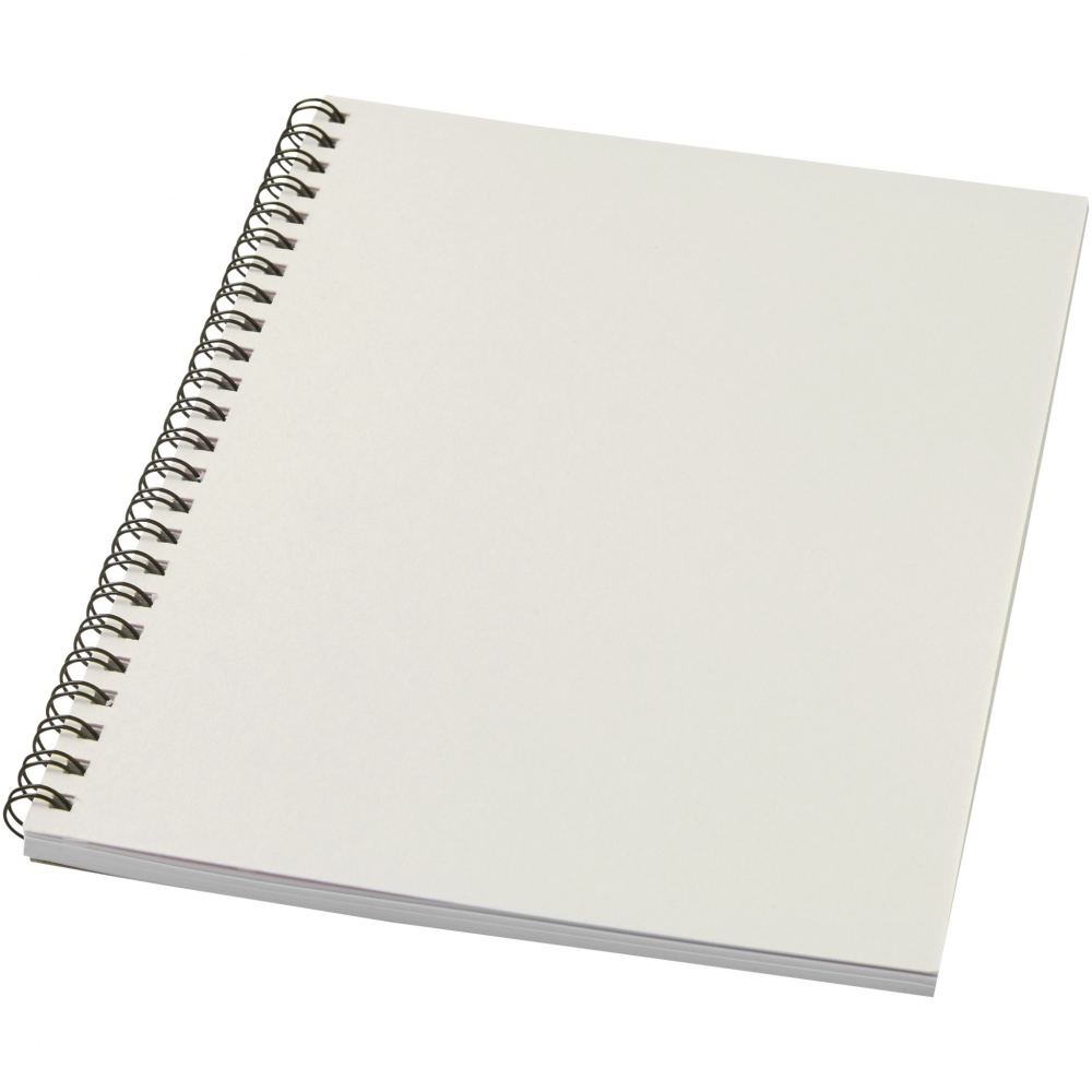 Logo trade business gifts image of: Desk-Mate® A5 colour spiral notebook