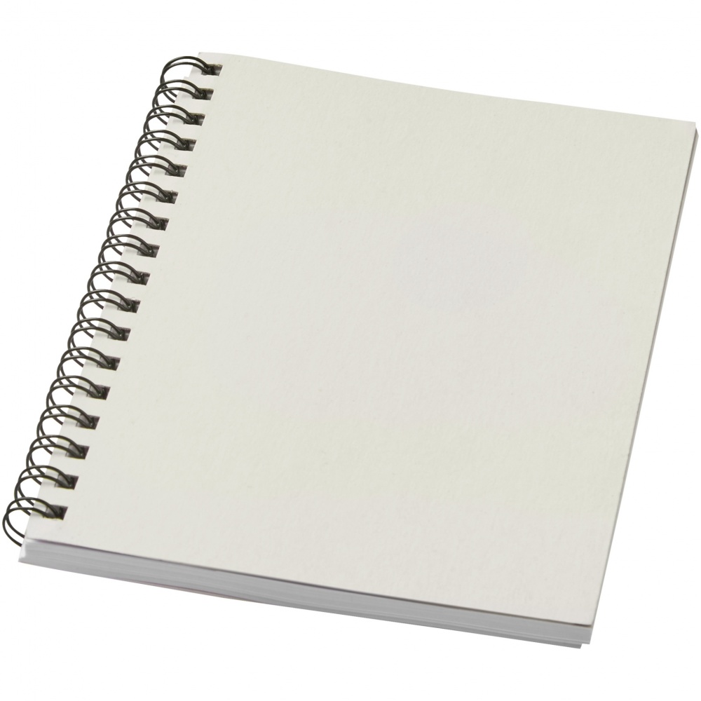Logo trade promotional products picture of: Desk-Mate® A6 colour spiral notebook