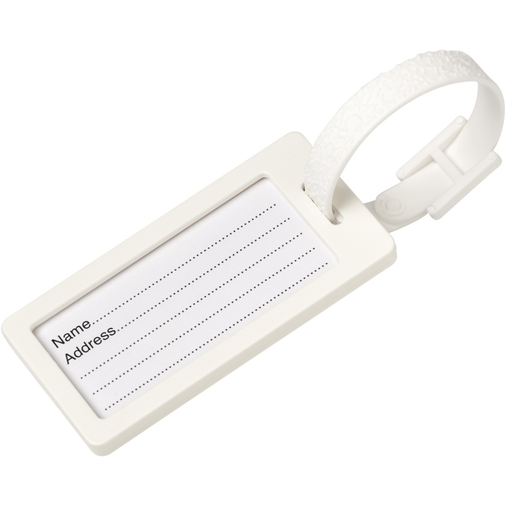 Logo trade promotional giveaways image of: River recycled window luggage tag