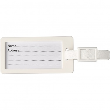 Logotrade promotional merchandise picture of: River recycled window luggage tag