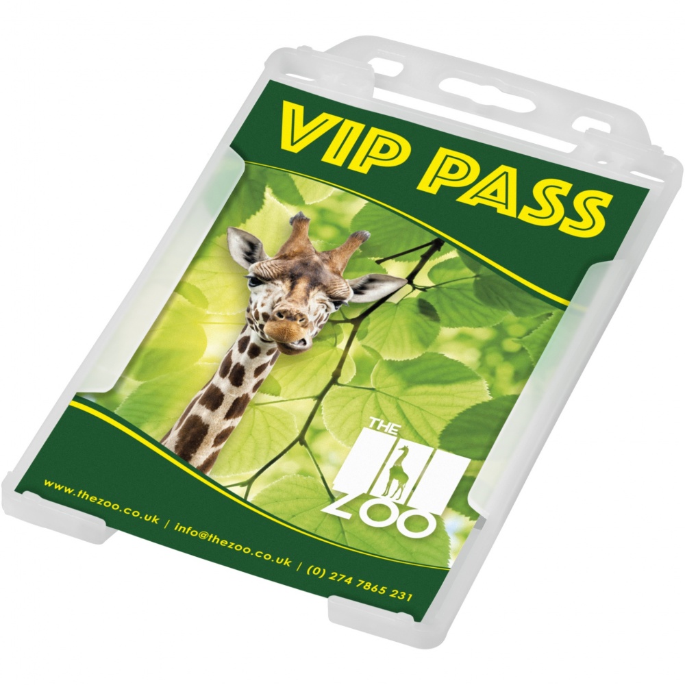 Logotrade promotional gift image of: Pierre recycled plastic card holder 