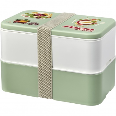 Logo trade promotional giveaways picture of: MIYO Renew double layer lunch box