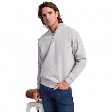 Logo trade promotional giveaways image of: Aneto quarter zip sweater