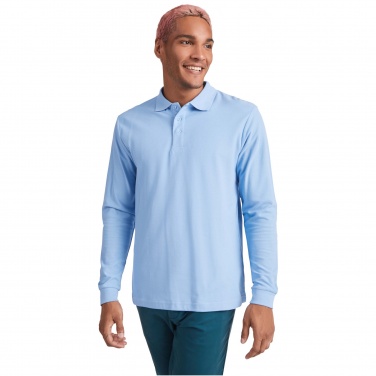 Logo trade promotional items image of: Estrella long sleeve men's polo