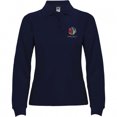 Logo trade promotional giveaway photo of: Estrella long sleeve women's polo