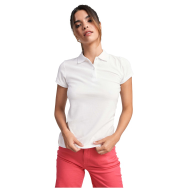 Logo trade corporate gifts image of: Prince short sleeve women's polo