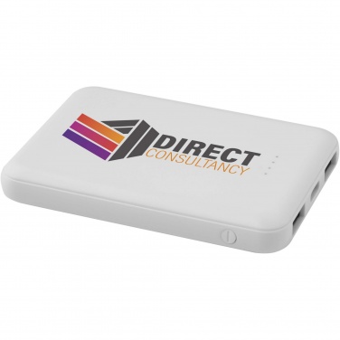 Logo trade promotional gift photo of: Asama 5000 mAh Type-C recycled plastic power bank