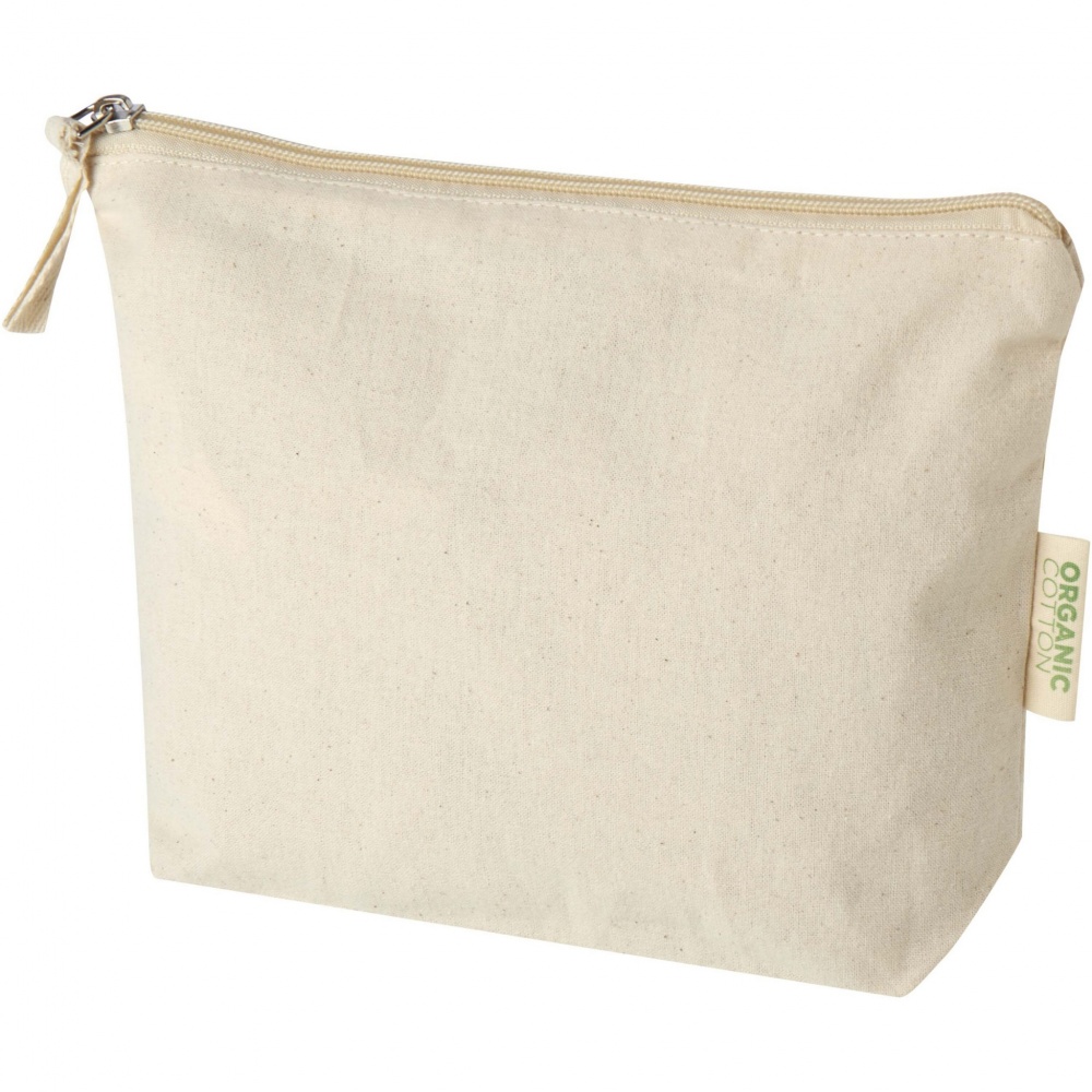 Logotrade promotional giveaways photo of: Orissa 180 g/m² organic toiletry bag 1L