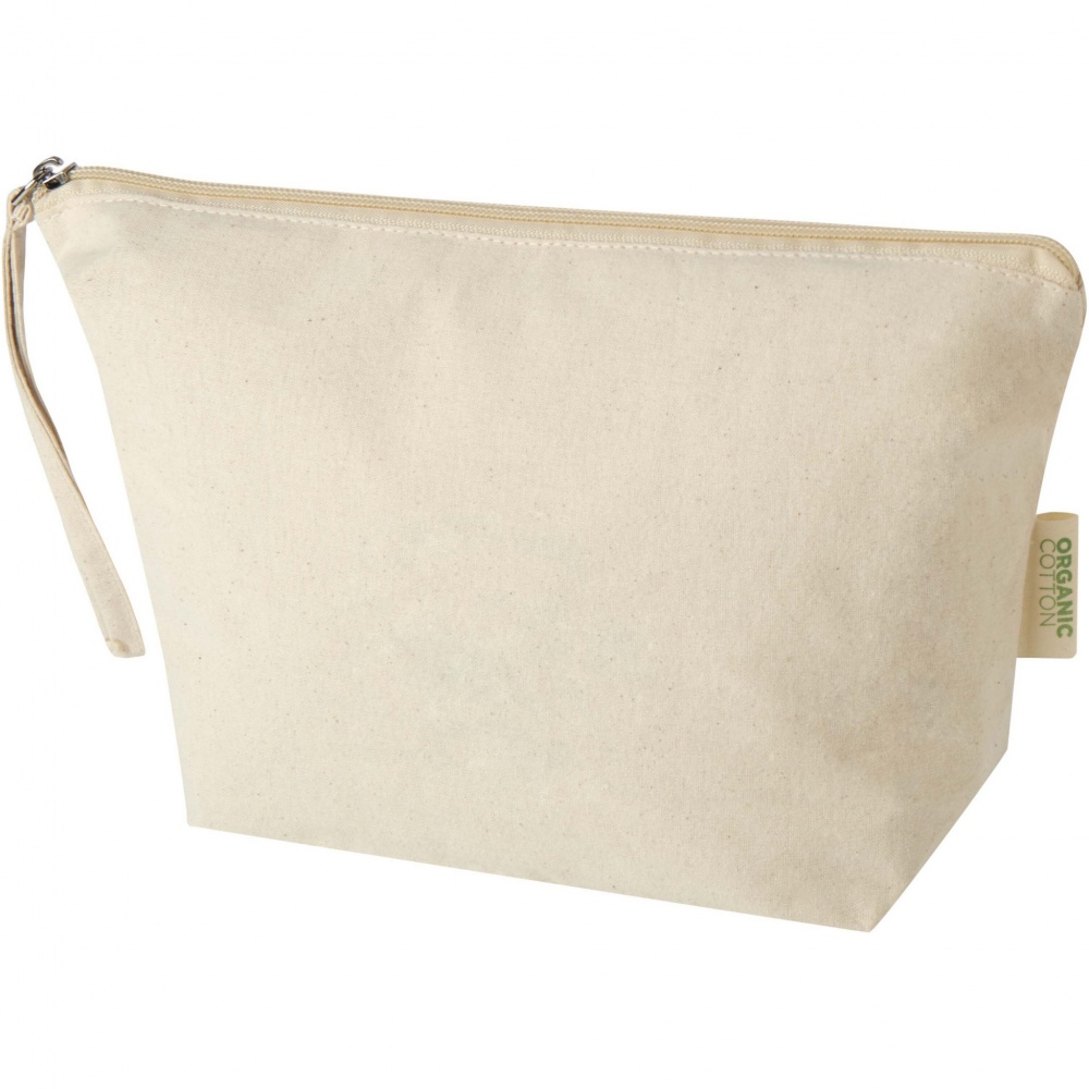 Logotrade advertising product picture of: Orissa 180 g/m² organic large accessory pouch 3L