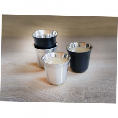 Logo trade business gift photo of: Duo 80 ml RCS certified stainless steel espresso cup set 