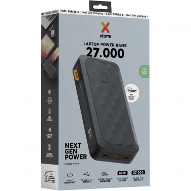 Logo trade advertising products image of: Xtorm FS5271 Fuel Series 27.000 mAh 67W power bank