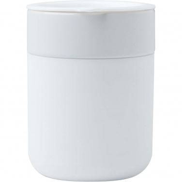 Logo trade promotional products picture of: Java 330 ml ceramic tumbler with silicone wrap and plastic lid