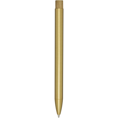 Logo trade corporate gifts image of: Beatriz recycled brass ballpoint pen