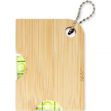 Logotrade promotional items photo of: Levo bamboo bottle opener with level 