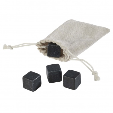 Logo trade promotional merchandise picture of: Pedro stone ice cubes set