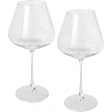 Logo trade promotional products picture of: Rosso 2-piece wine glass set 