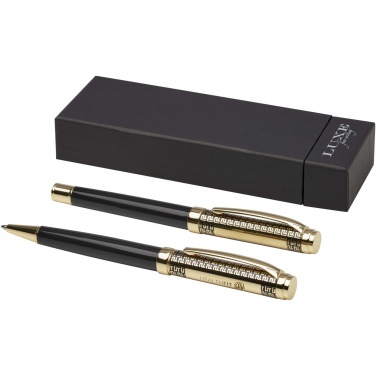 Logotrade promotional item picture of: Legato ballpoint and rollerball pen set