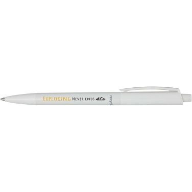 Logo trade promotional item photo of: Martha recycled plastic ballpoint pen
