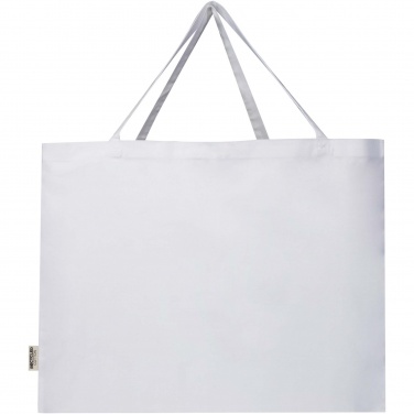 Logotrade business gift image of: Odessa 220 g/m² GRS recycled cotton large tote bag