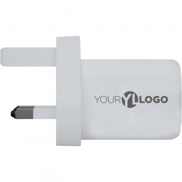 Logo trade promotional items image of: Xtorm XEC035 GaN² Ultra 35W wall charger - UK plug