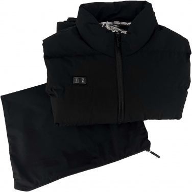 Logo trade promotional merchandise image of: SCX.design G01 heated bodywarmer with power bank
