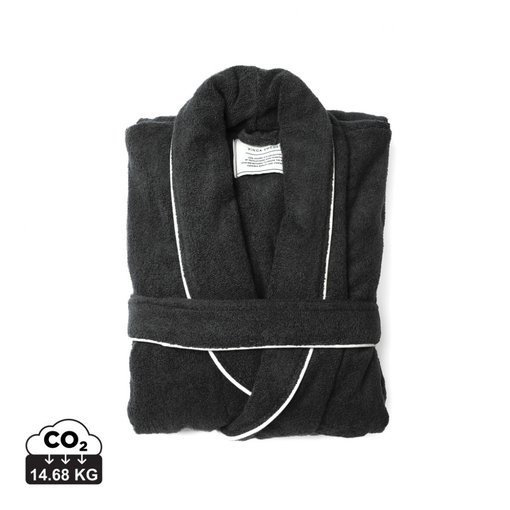 Logo trade corporate gift photo of: VINGA Harper bathrobe S/M