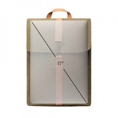 Logotrade advertising product picture of: VINGA Bosler backpack GRS recycled canvas